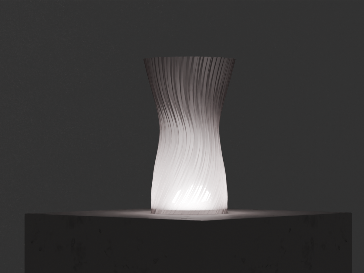 Curved Wave Wireless RGB Lamp