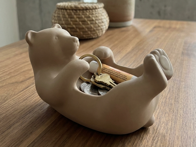 Cute Bear Valet Tray — Desk Organizer