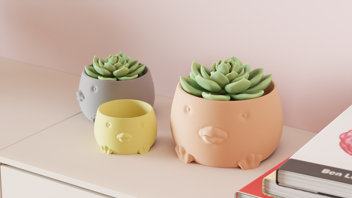 Cute Duck Planter – Small size