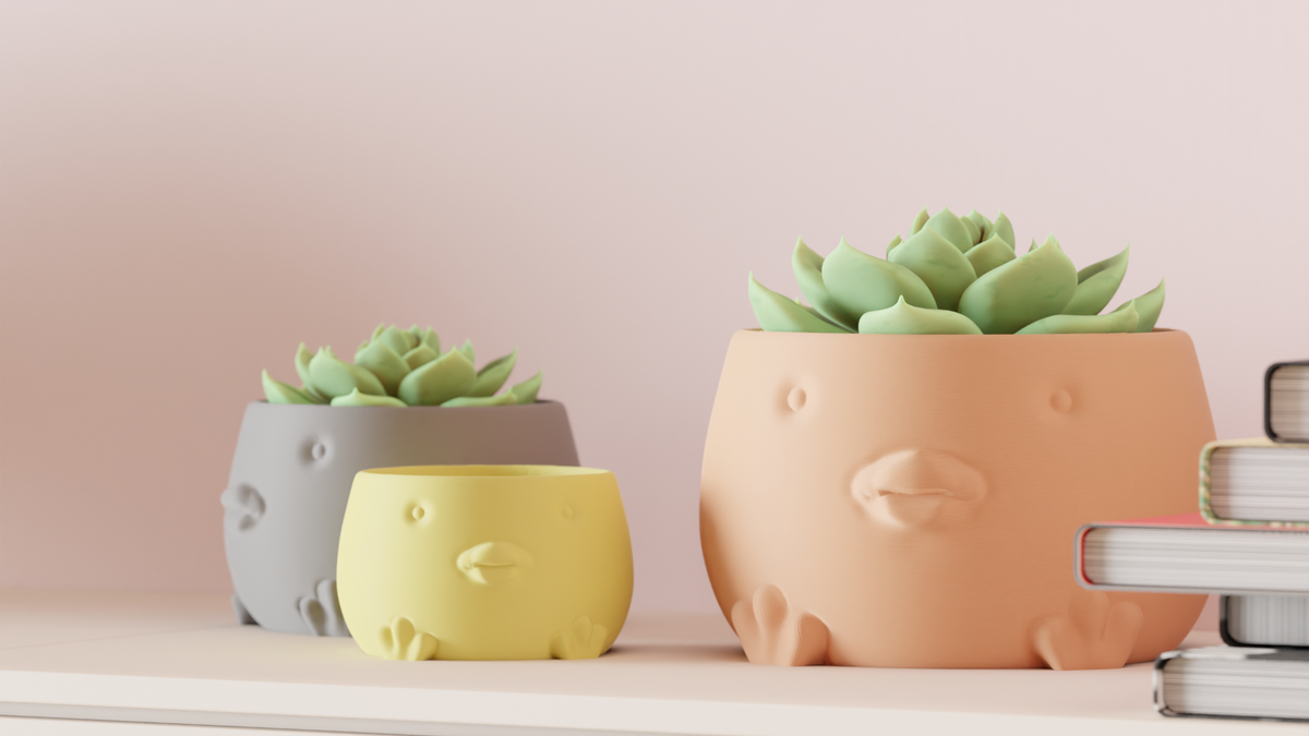 Cute Duck Planter – Small size