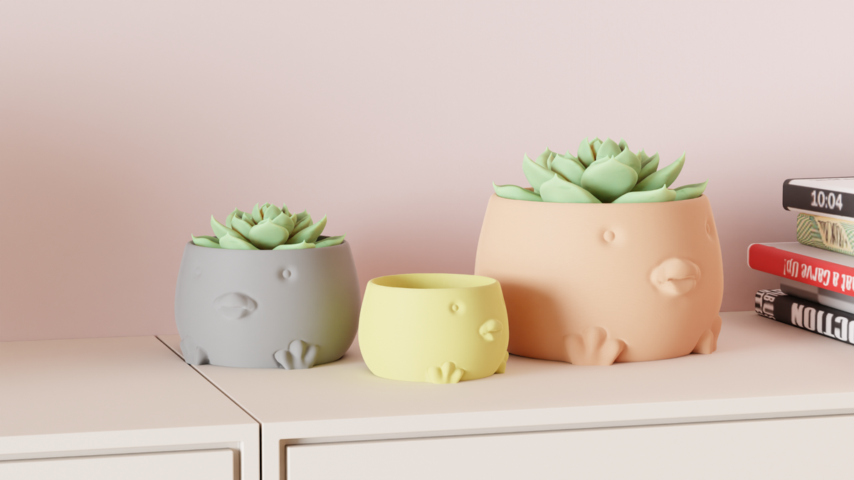 Cute Duck Planter