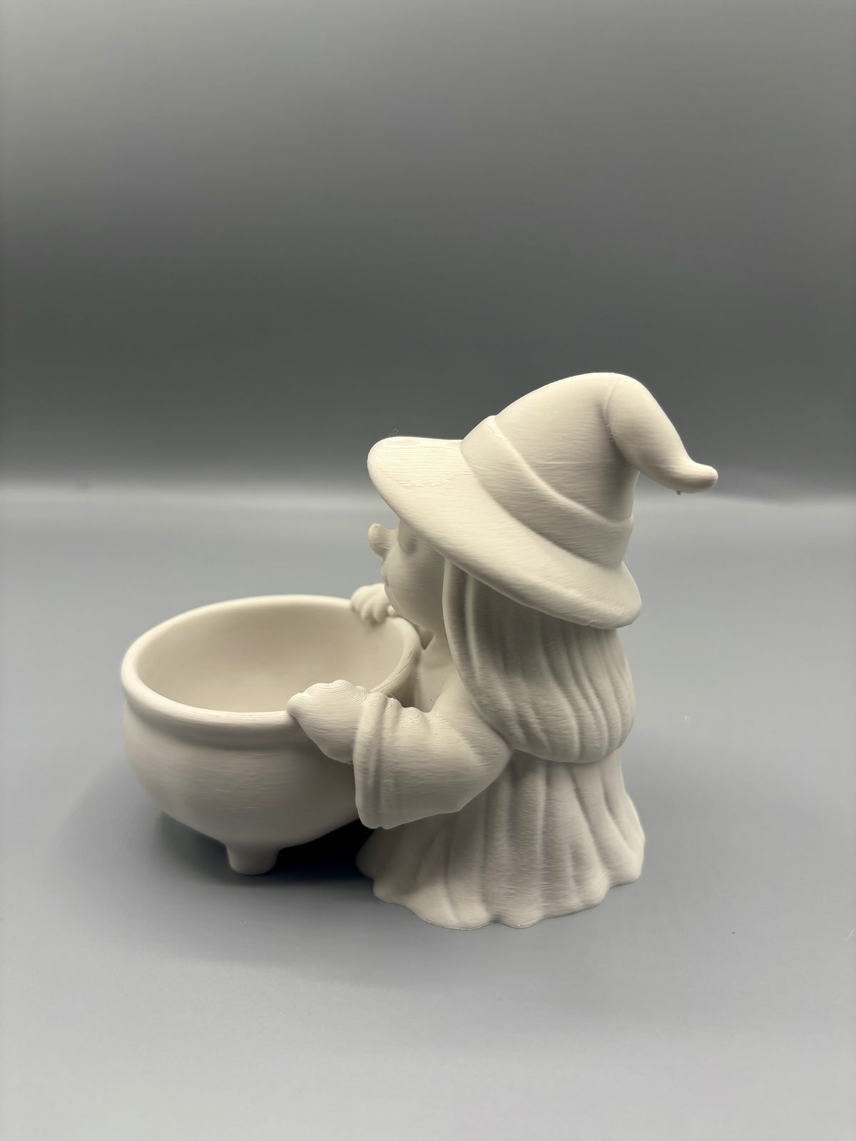 Cute Witch Candy Bowl Halloween Decor