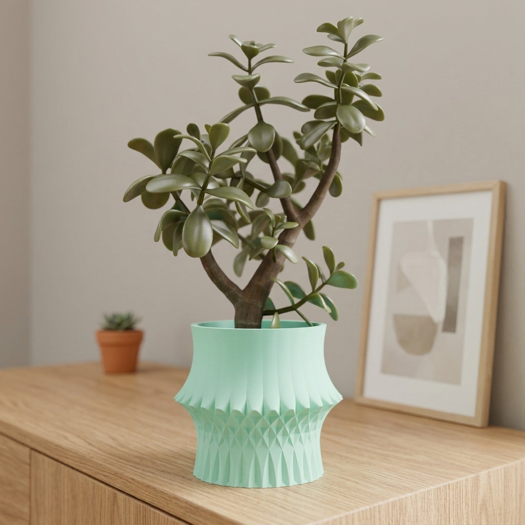 Diamond Aesthetic Planter Plant Pot