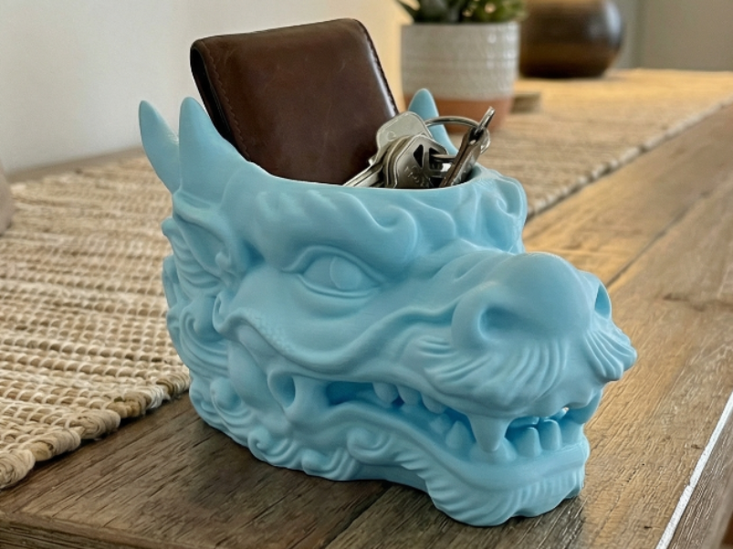 Dragon Head Catchall — EDC & Key Entryway Tray