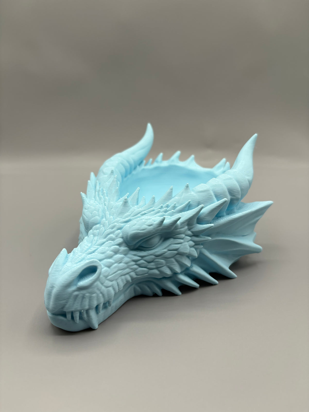 Dragon Head Catchall Tray Desk Entryway Organizer