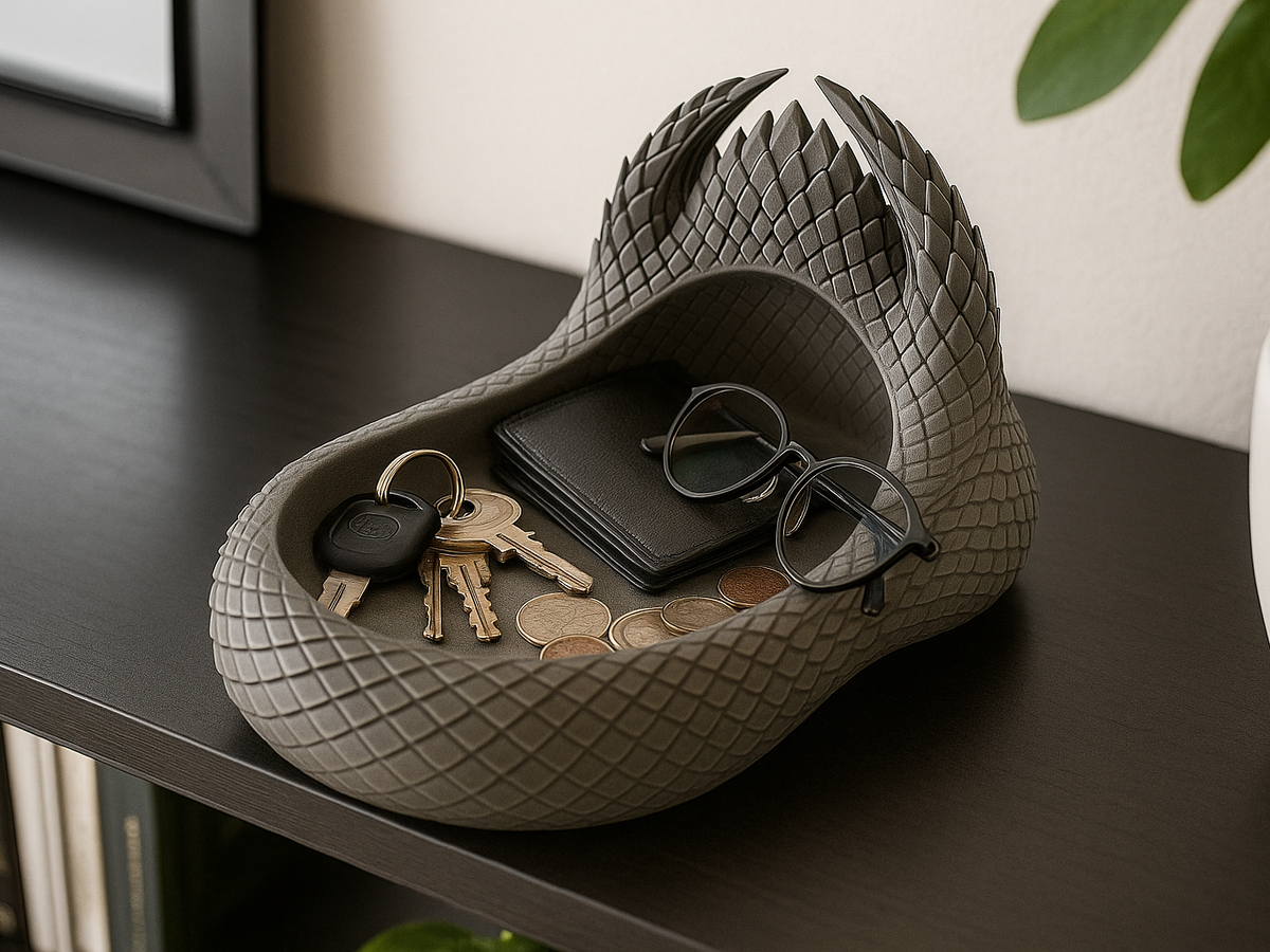 Dragon Scale Catchall Tray – Fantasy Organizer