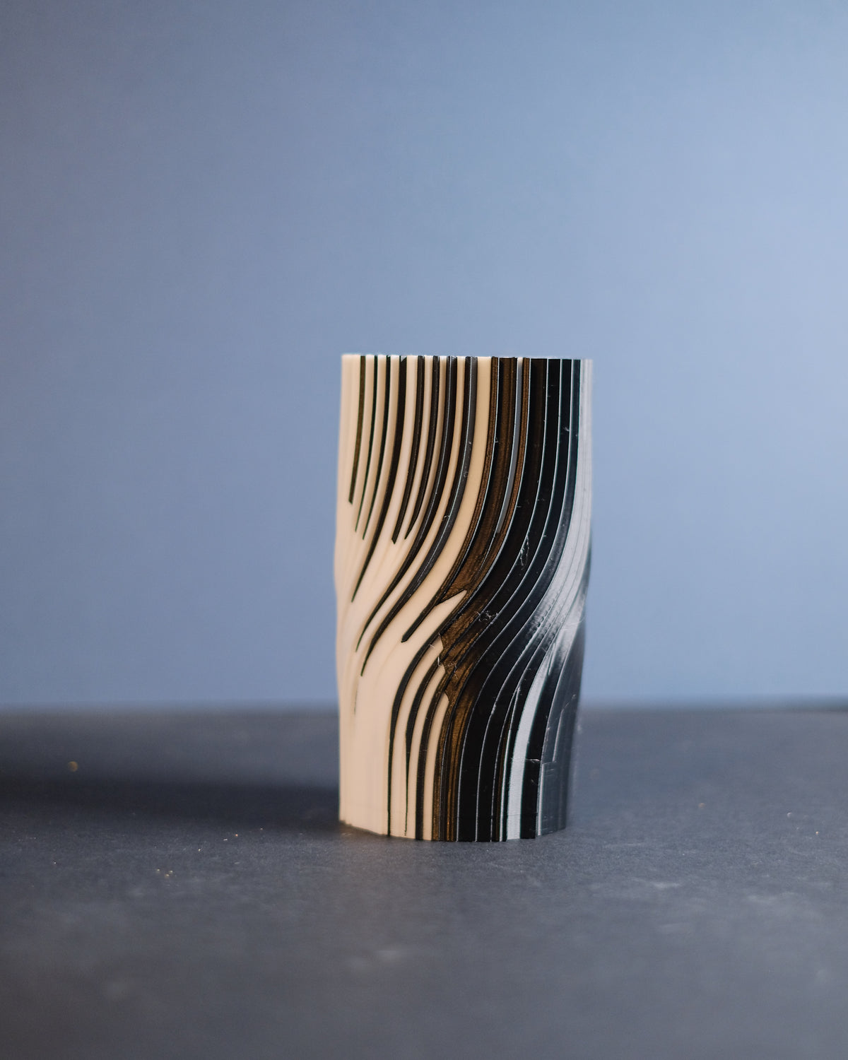 Dual Colour Phased Design Vase
