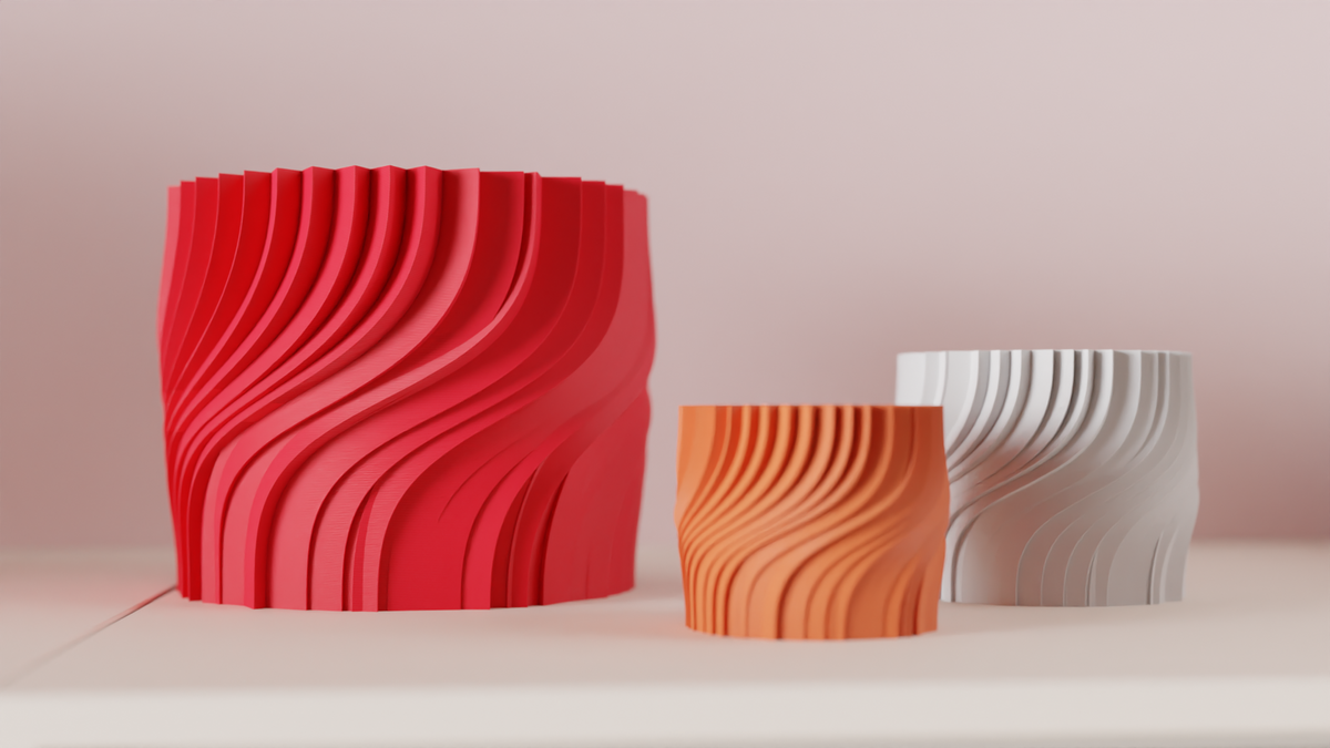 Elegant Flowing Plant Pot