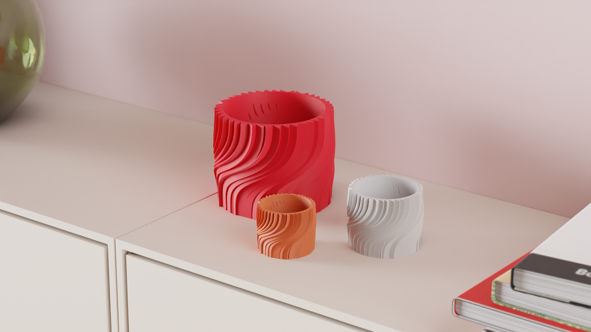Elegant Flowing Plant Pot – Large size