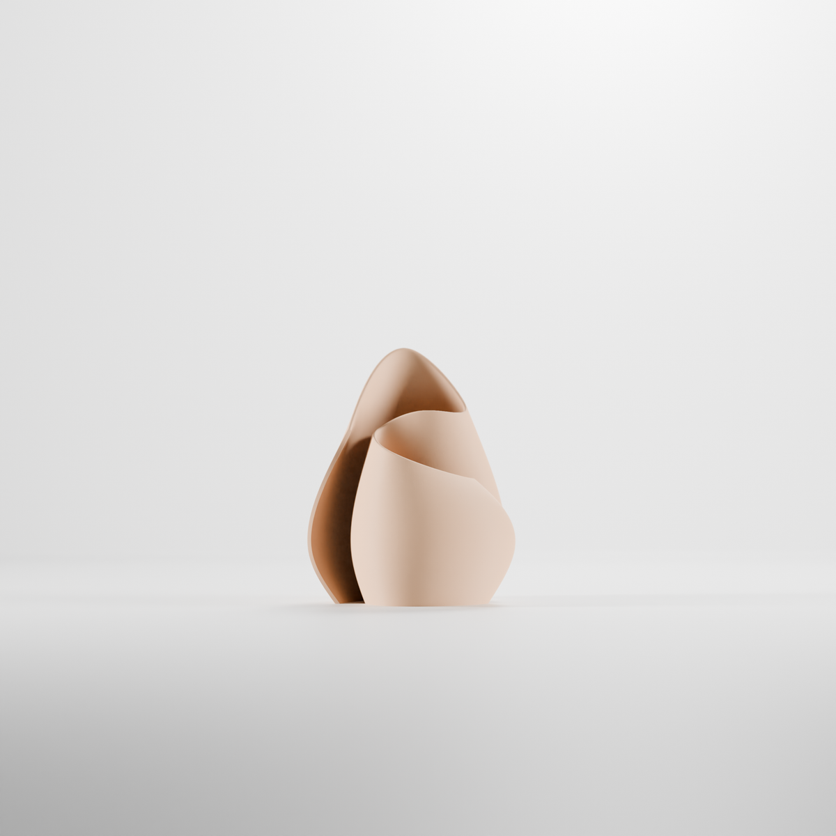 Elegant Single Flowing Vase