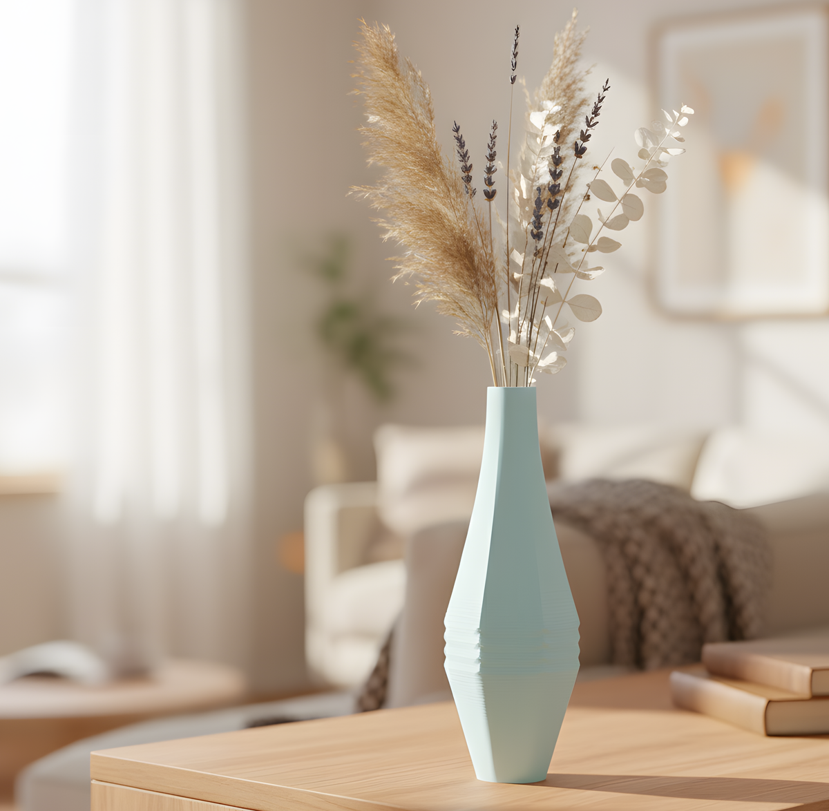 Elegant Tall Stem Vase