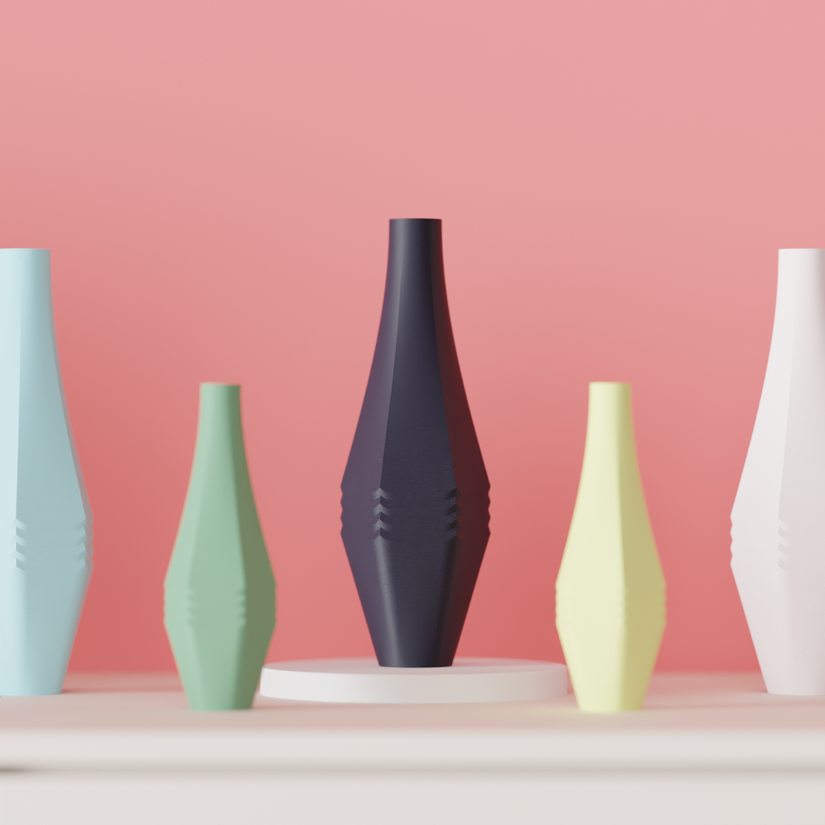 Elegant Tall Stem Vase