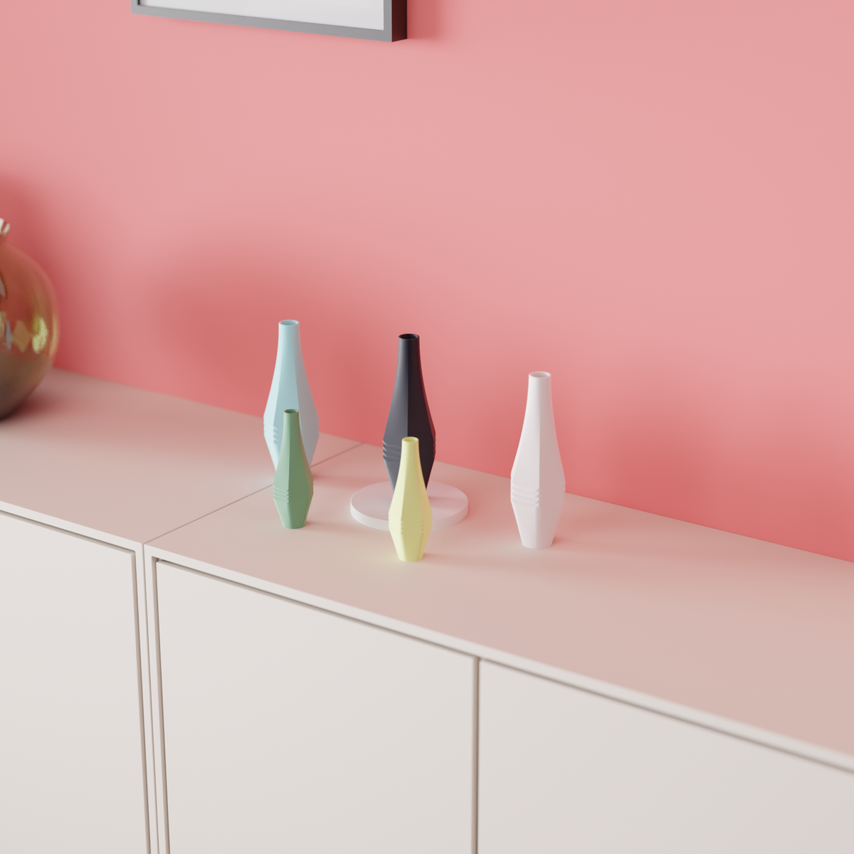 Elegant Tall Stem Vase