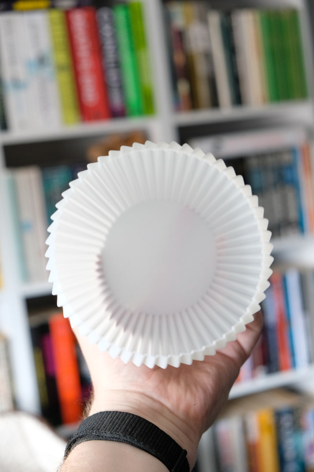 Elegant Vase Ribbed Vase