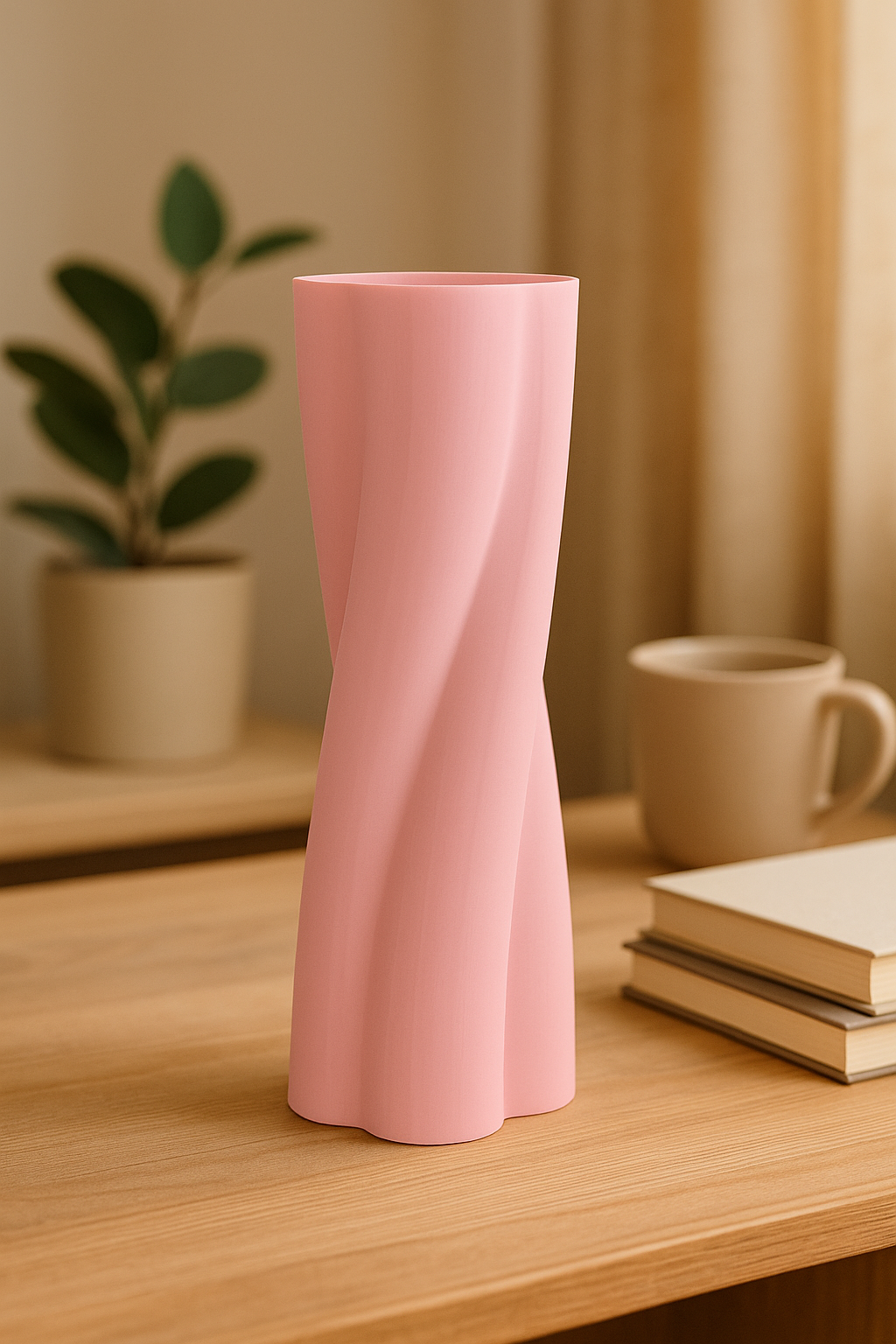 Elegant Vase Twisted Spiral Vase – Large size