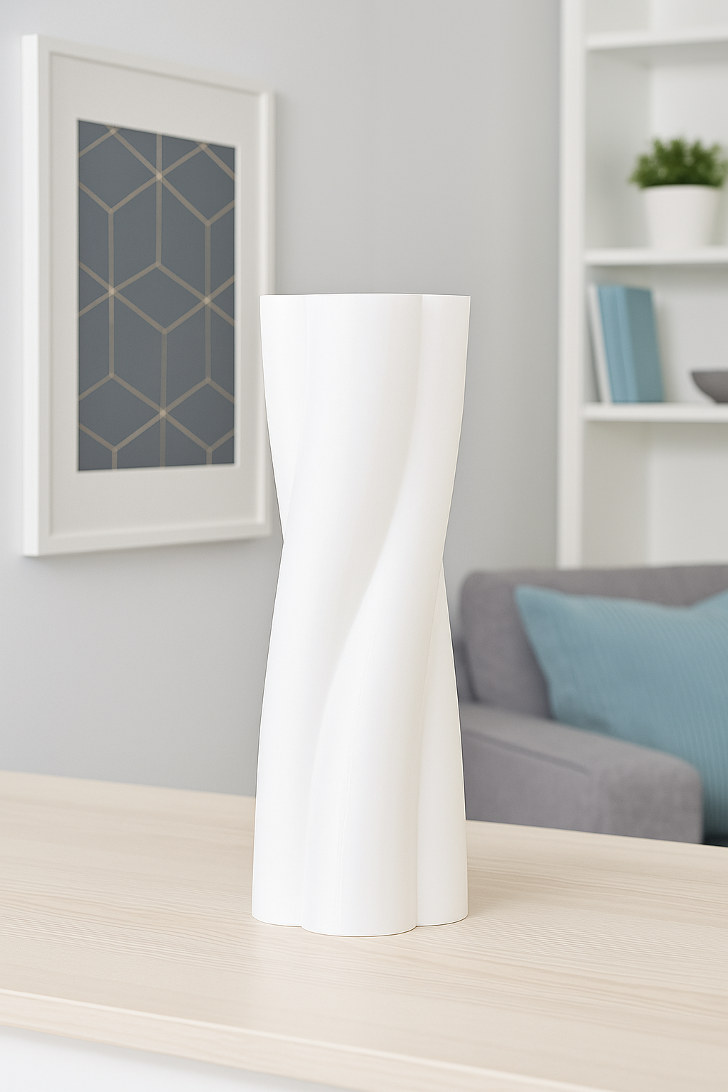 Elegant Vase Twisted Spiral Vase