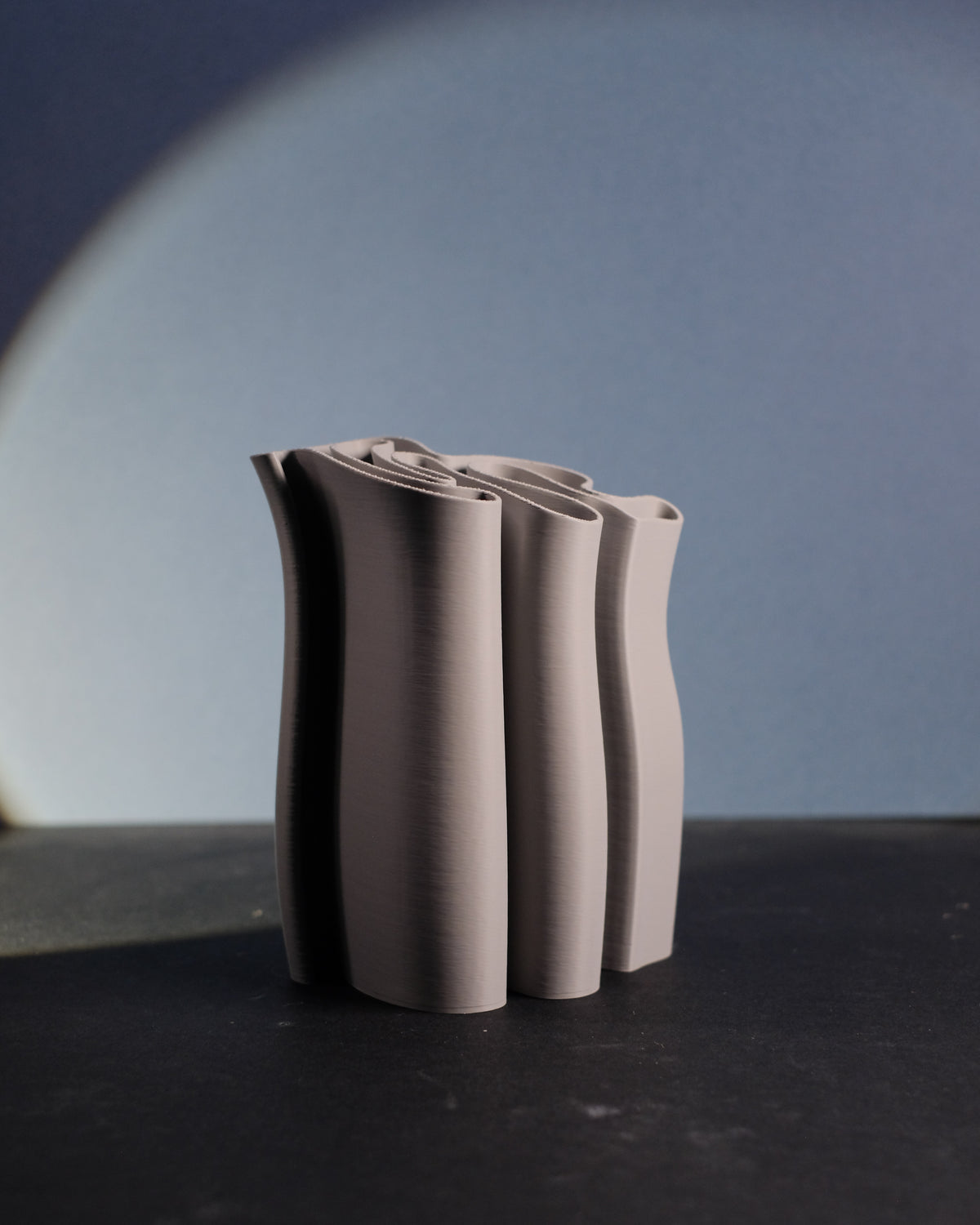 Fabric Ripple Vase and Desktop Organizer