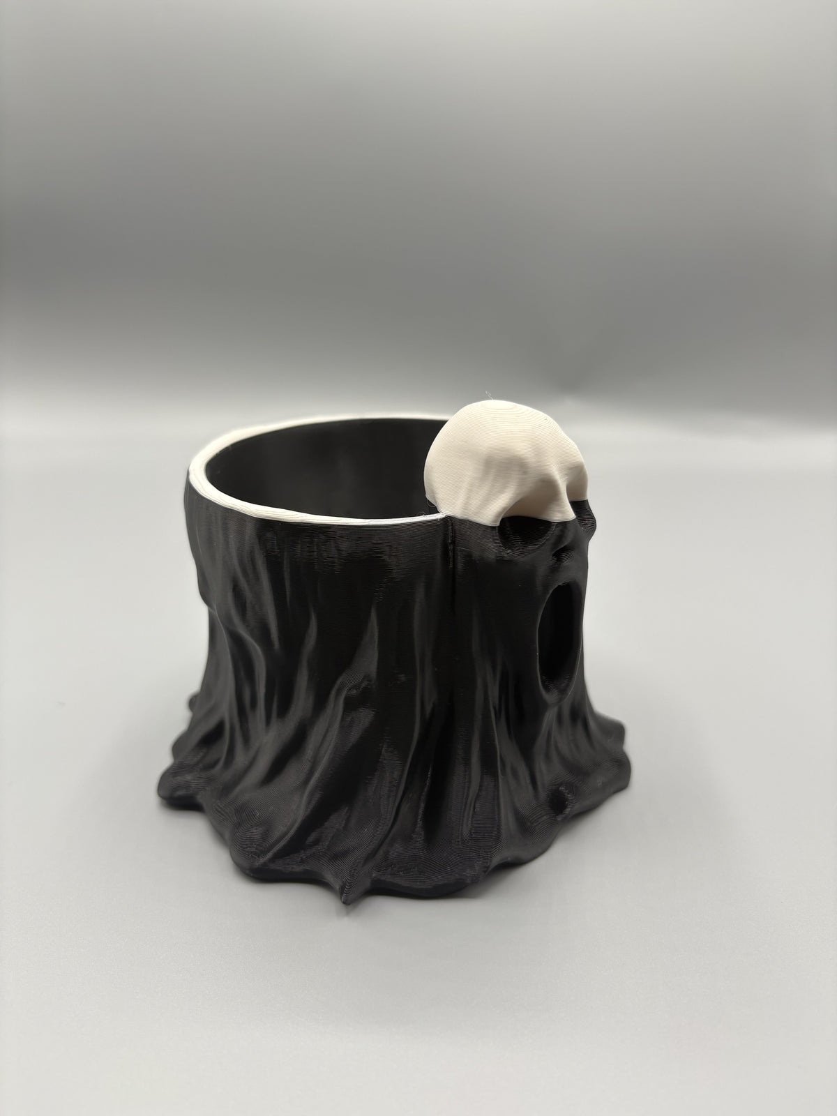 Ghost Face Halloween Candy Bowl Spooky Treat Hold