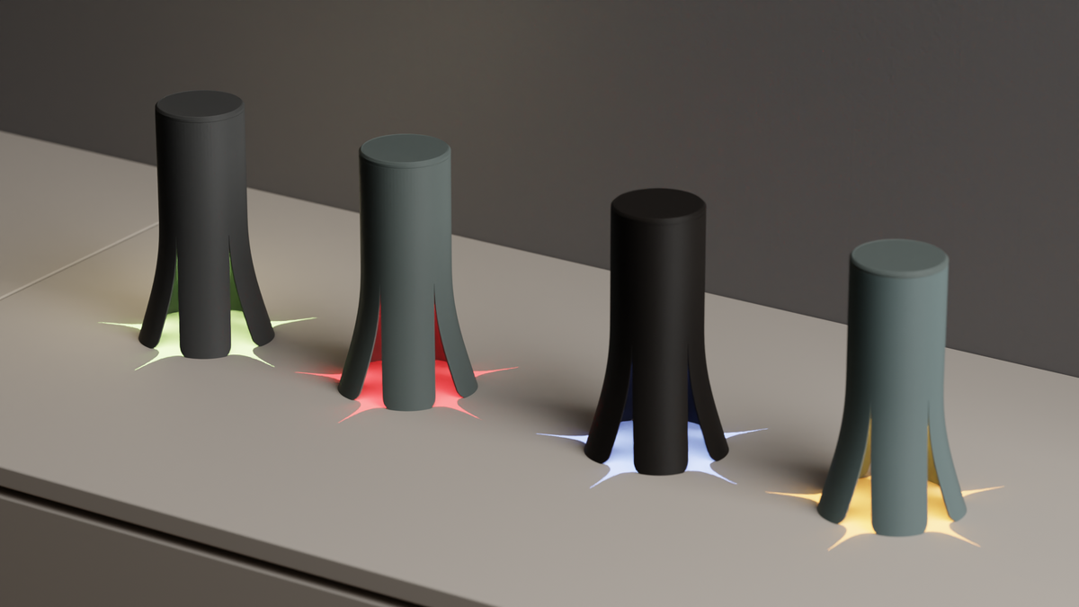 Flared Column Wireless Accent Lamp