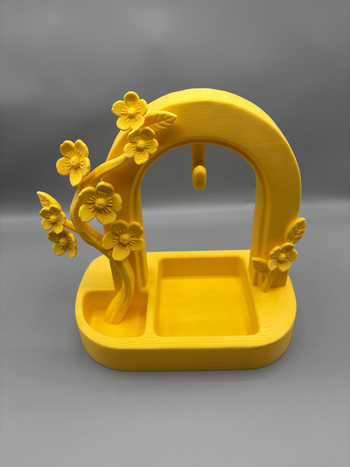 Floral Jewelry Stand & Makeup Vanity Organizer