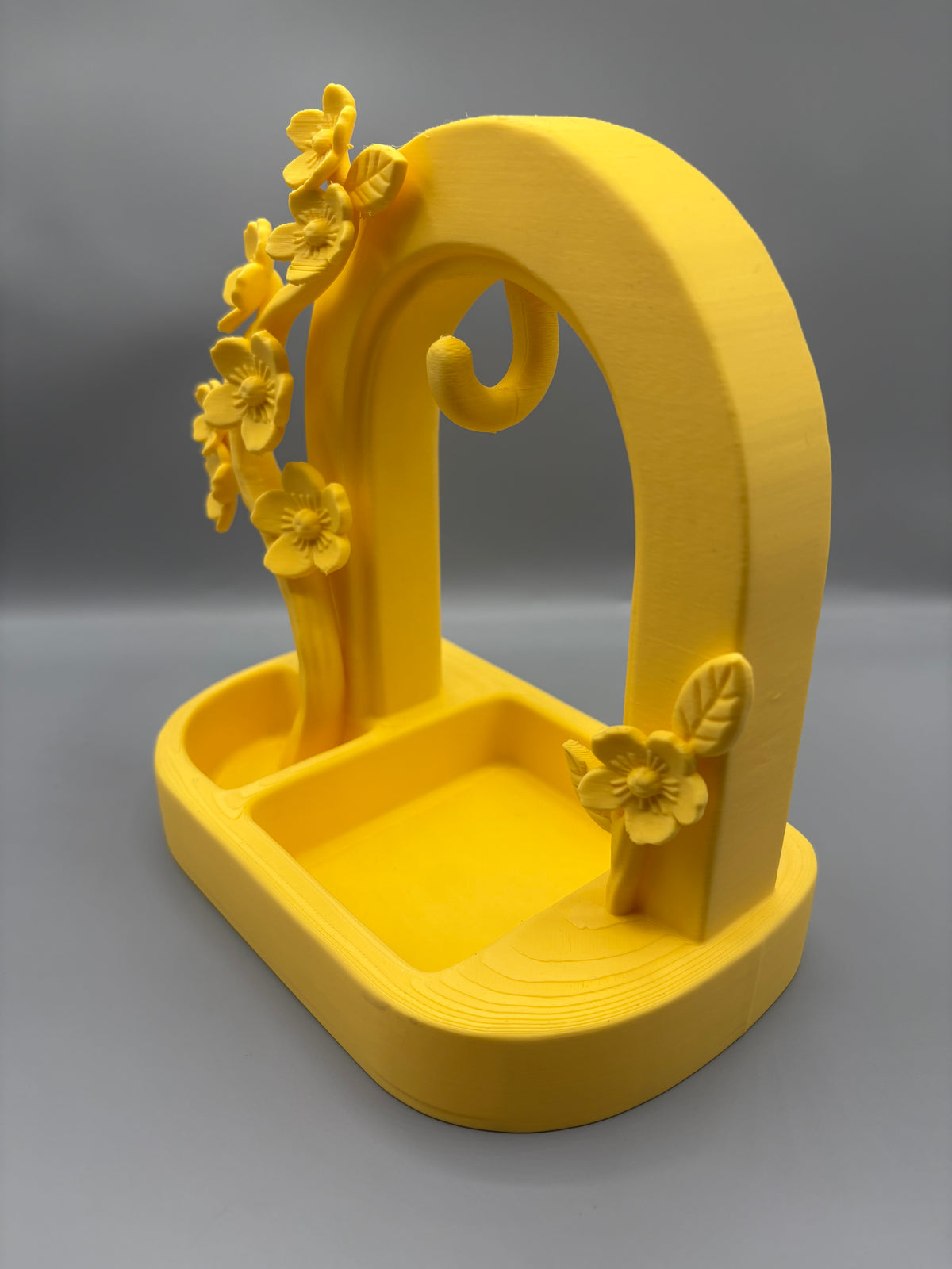 Floral Jewelry Stand & Makeup Vanity Organizer