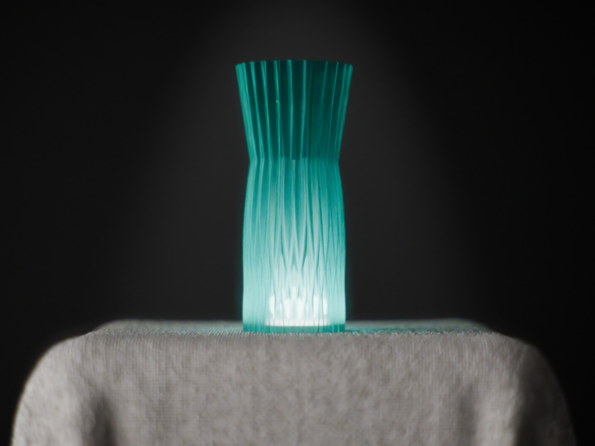 Fluted Mini Wireless Lamp