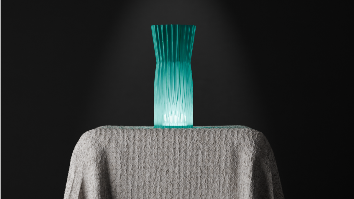 Fluted Mini Wireless Lamp