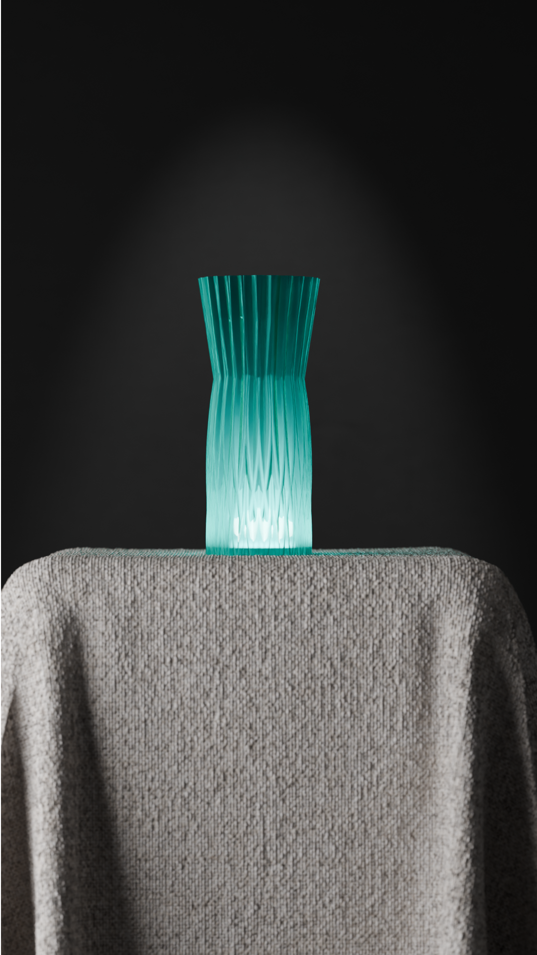 Fluted Mini Wireless Lamp