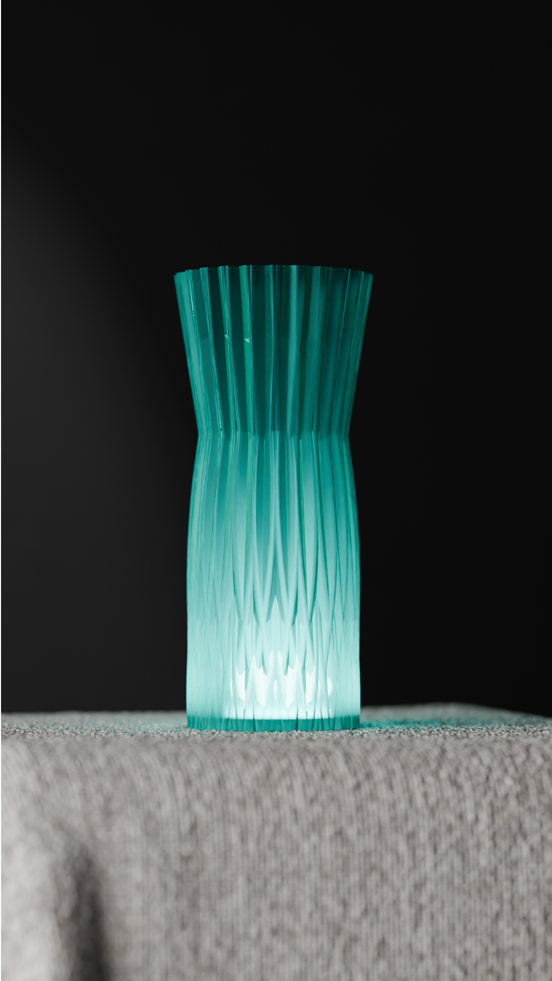 Fluted Mini Wireless Lamp