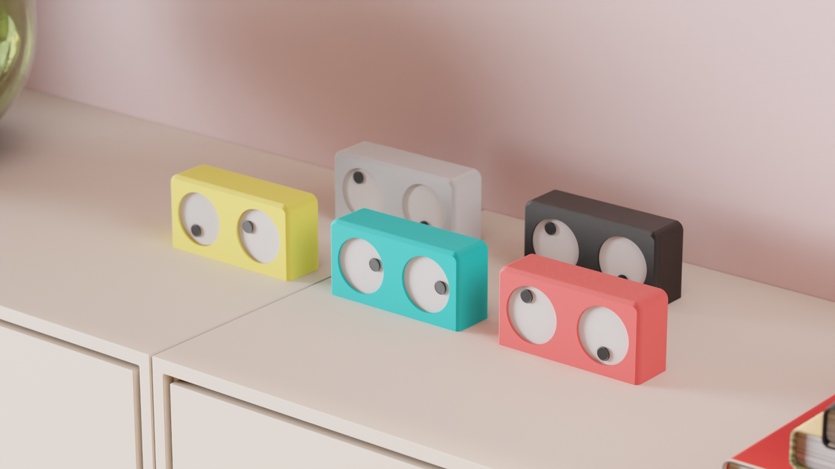 Googly Eyes Funny Desk Clock