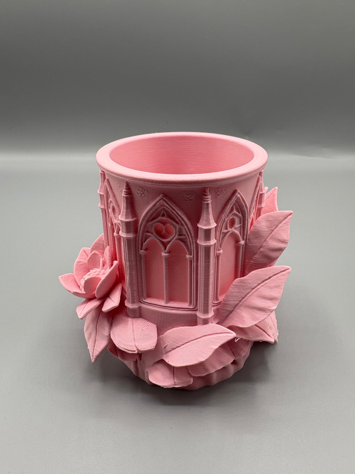 Gothic Lotus Pen & Pencil Holder
