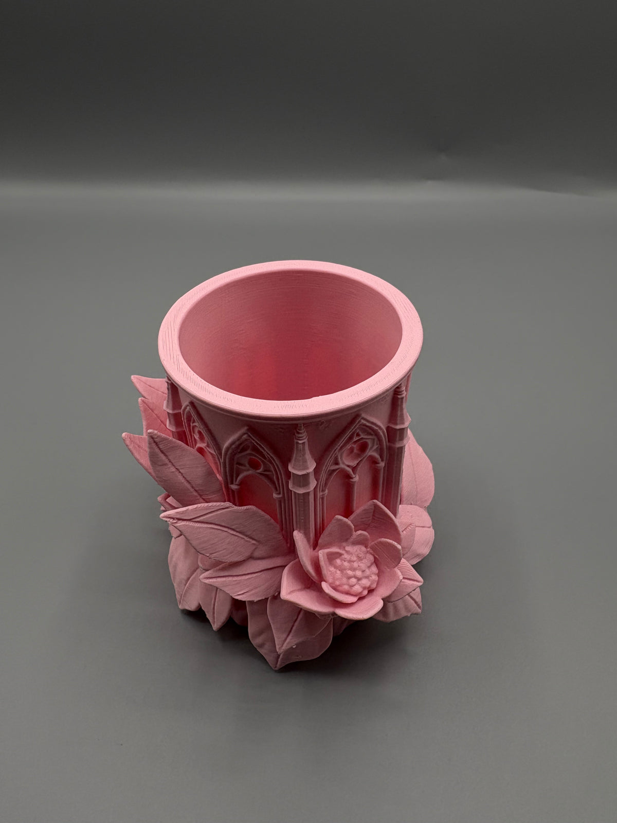 Gothic Lotus Pen & Pencil Holder