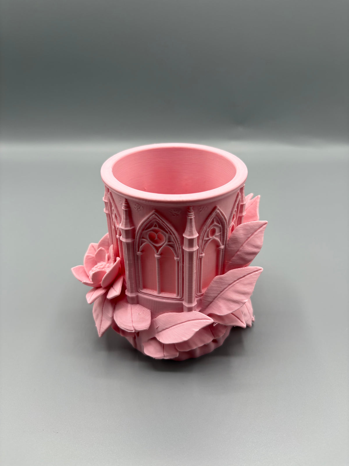 Gothic Lotus Pen & Pencil Holder