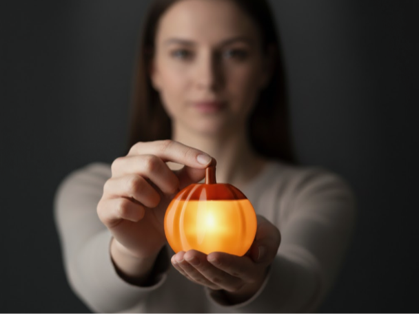 Halloween Pumpkin Tealight