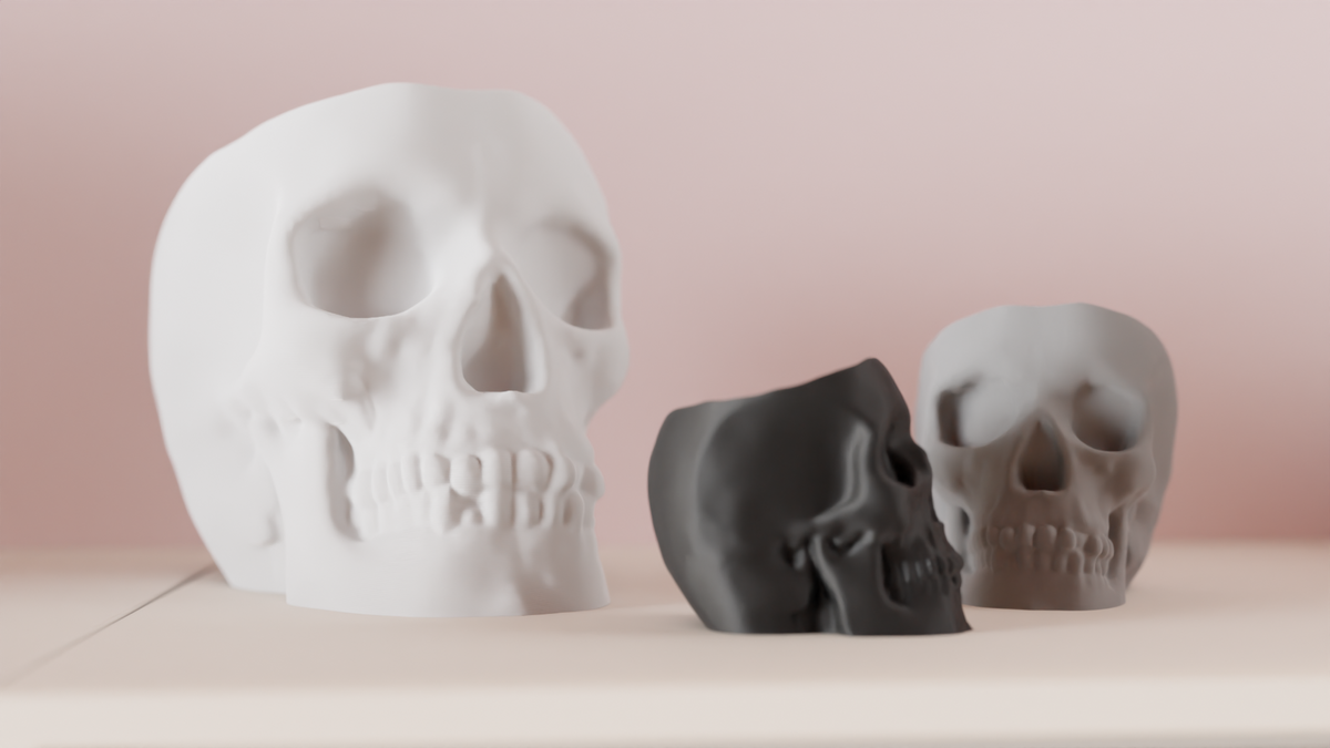 Halloween Skull Plant Pot