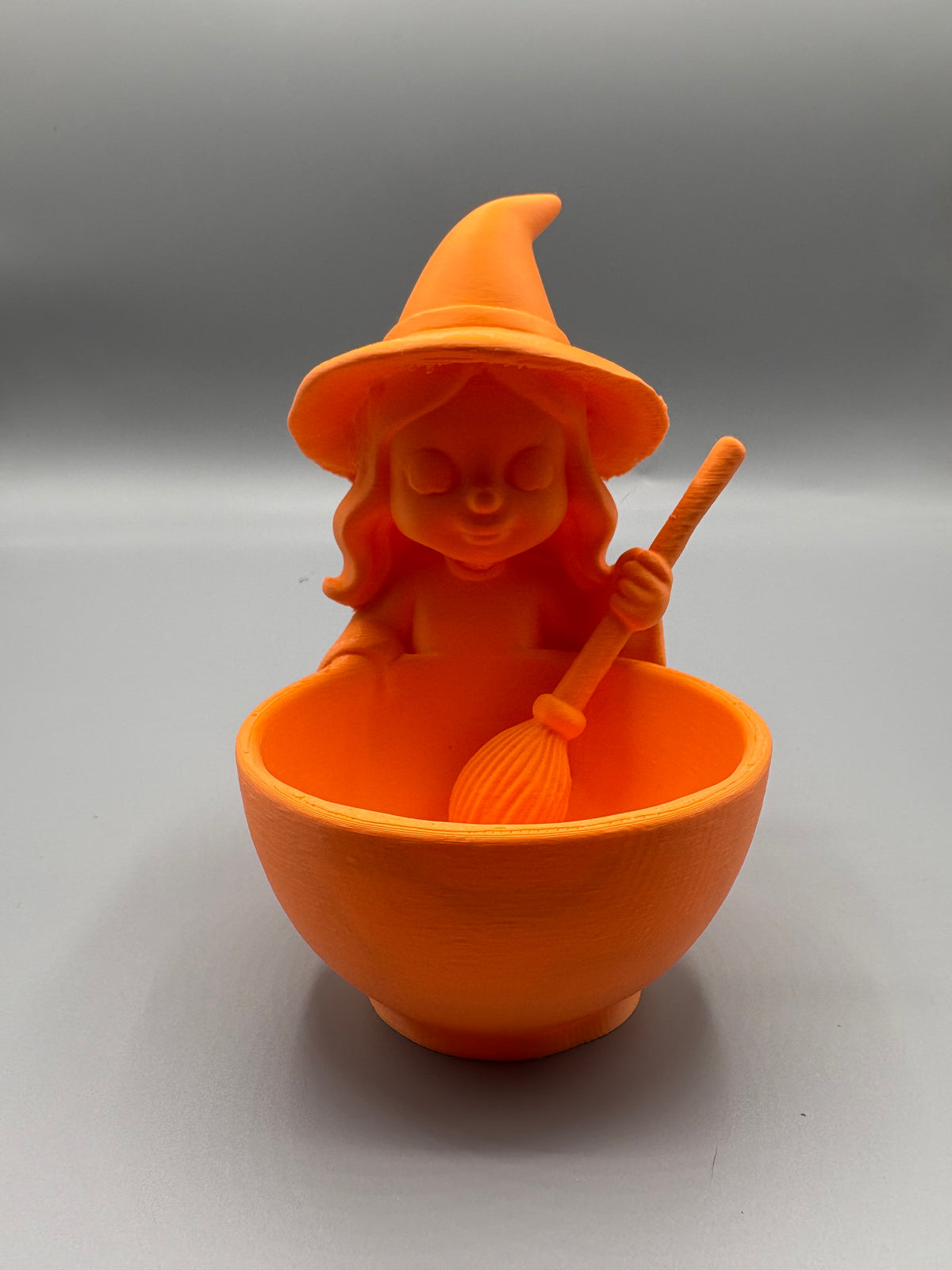 Halloween Witch Candy Bowl Spooky Decor