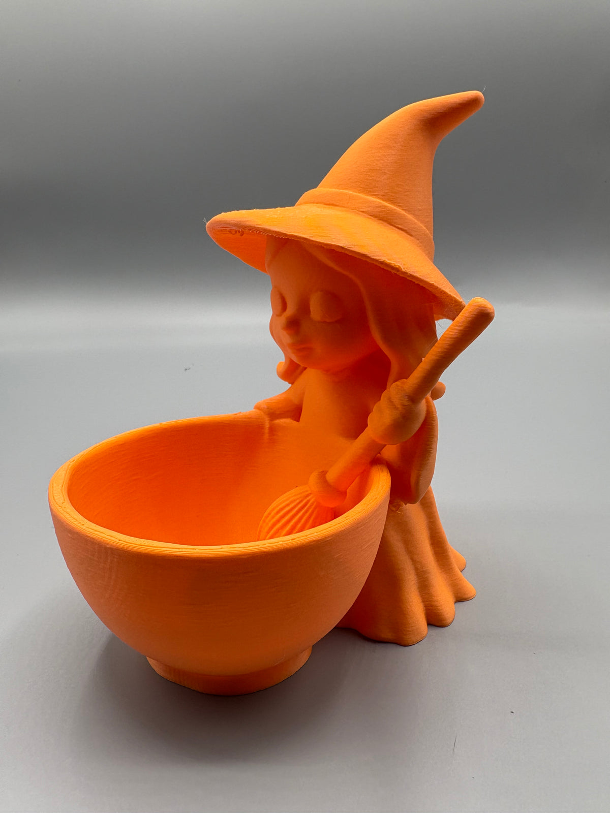 Halloween Witch Candy Bowl Spooky Decor
