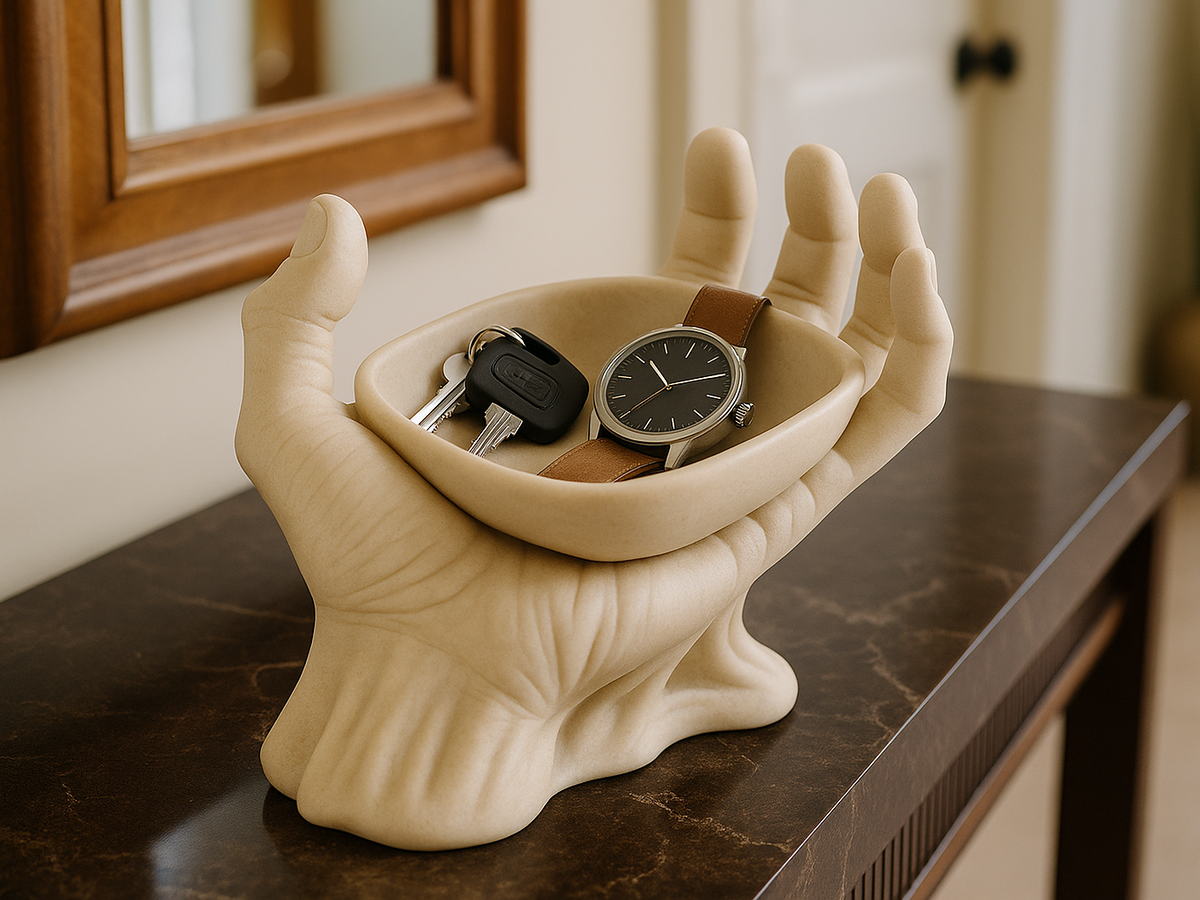 Hand Tray — Sculptural Catch-all Bowl