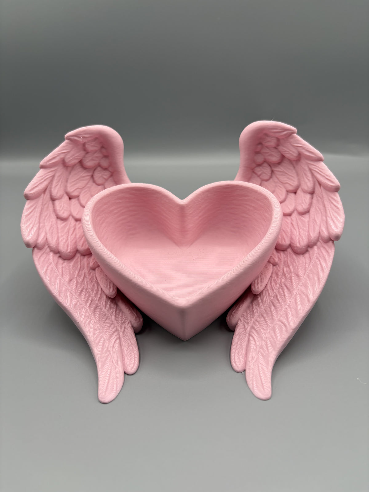 Heart Jewelry Tray w Angel Wing Coquette Organizer
