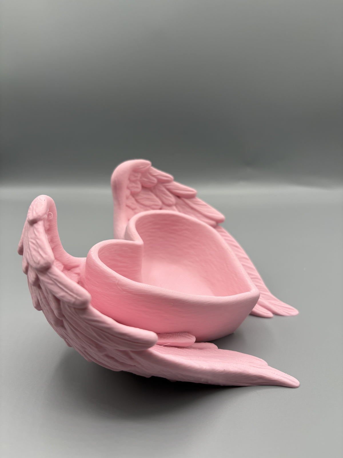 Heart Jewelry Tray w Angel Wing Coquette Organizer