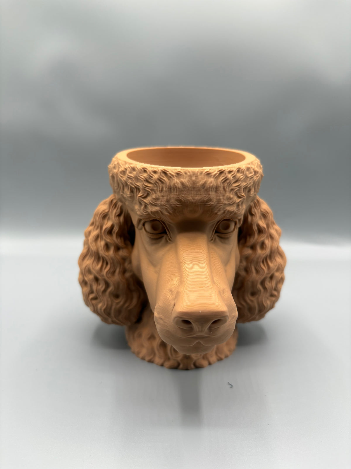 High Detail Poodle Head Catchall Bowl
