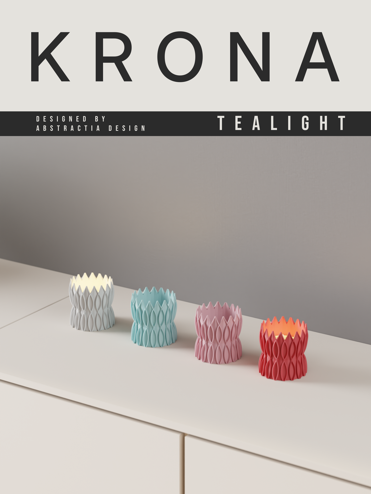 Krona Modern Minimalist Tealight