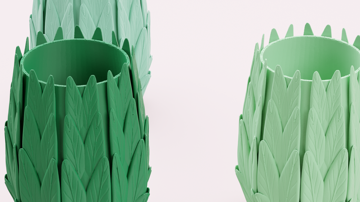 Leaf Design Pencil Holder