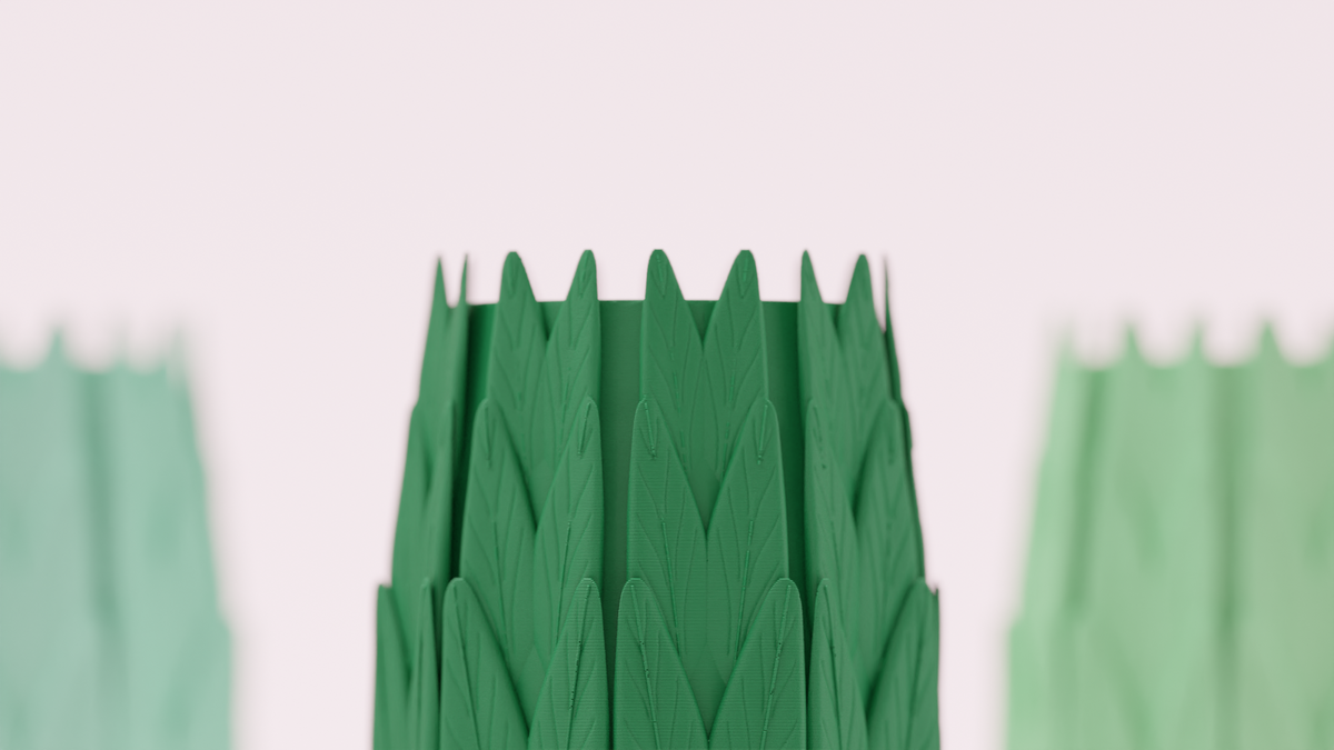 Leaf Design Pencil Holder