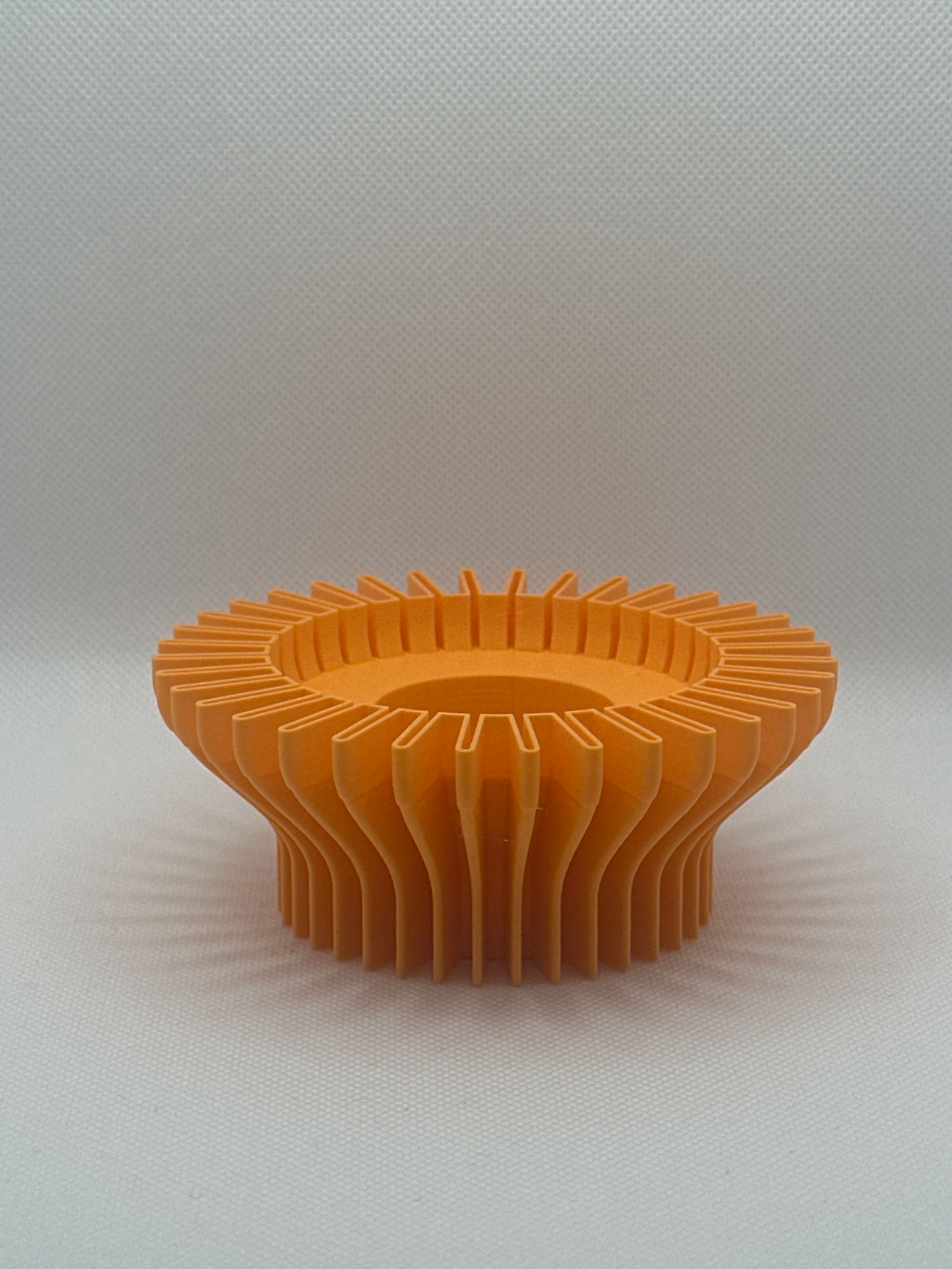 LED Candle Holder Modern Finned Tealight Lamp