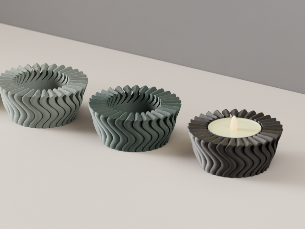 LED Candle Holder Modern LED Tealight Stand