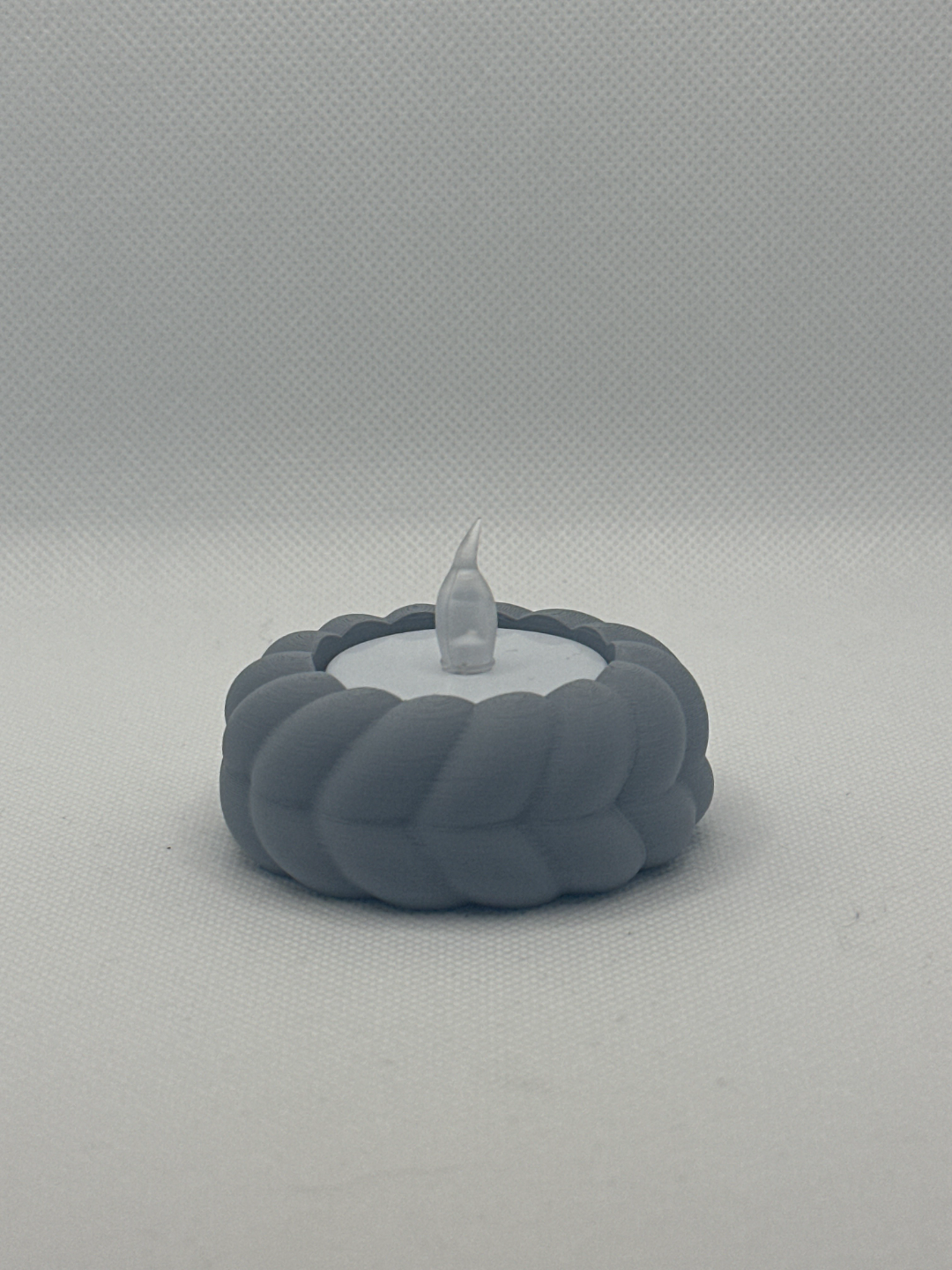 LED Candle Holder Rope Look Tealight Boat