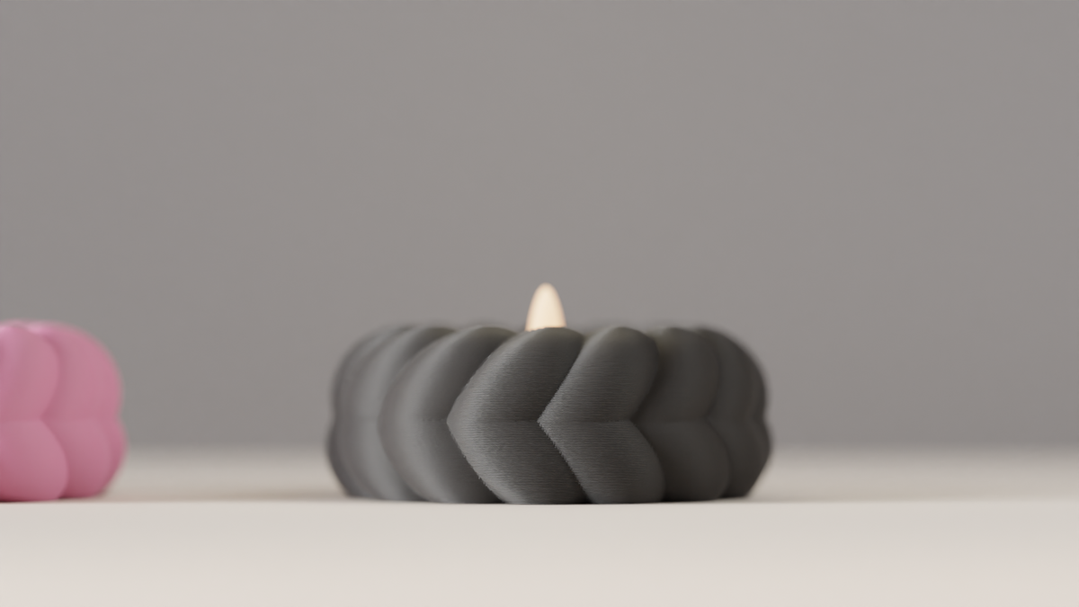 LED Candle Holder Rope Look Tealight Boat