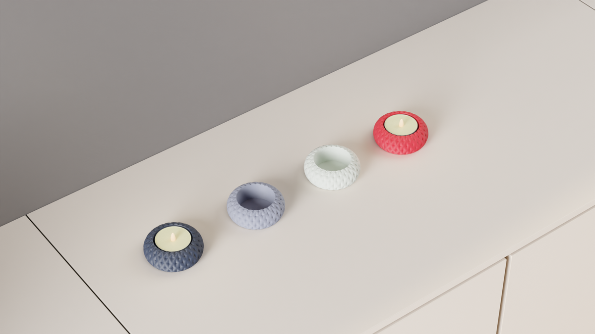 LED Tealight Basket