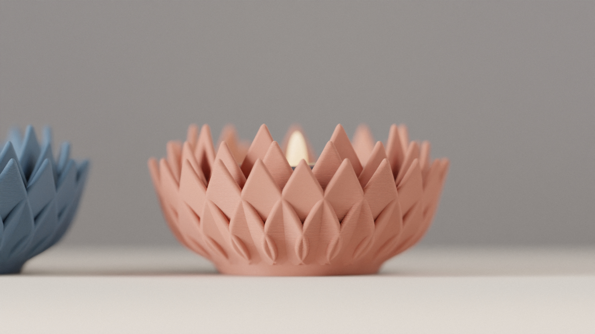 LED Tealight Lotus Flower LED Candle Holder